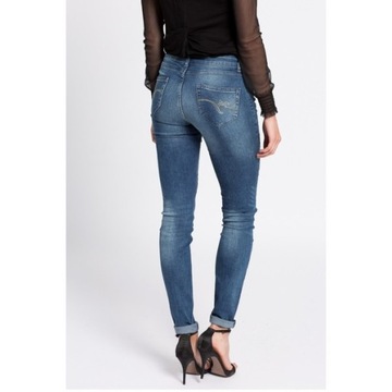 Desigual damskie spodnie jeans skinny rurki XS