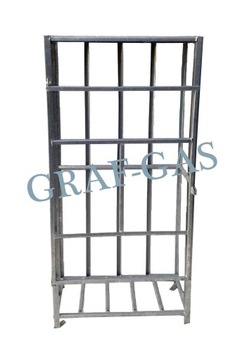 ! КОНТЕЙНЕР ПОДСТАВКА КОРЗИНА КЛЕТКА ГАЗОВЫЕ БАЛЛОНЫ К-2 33