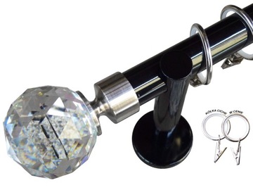 ХРУСТАЛЬНЫЙ КАРДИНС + ТИХИЕ КОЛЬЦА 25ММ ОДИНОЧНЫЙ 180СМ