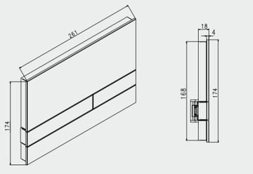 WERIT JOMO КАРКАС УНИТЕЗА + ОПОРЫ + ЧЕРНАЯ КНОПКА