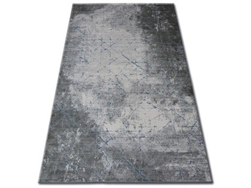 DYWAN YAZZ 200x290 akryl BETON blue / grey #AT2135