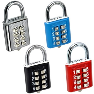 8-КНОПОЧНЫЙ КОМБИНИРОВАННЫЙ ЗАМОК ДЛЯ БАГАЖНОГО ЧЕМОДАНА