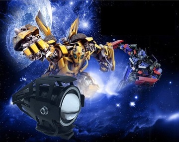 ФАРА СВЕТОДИОДНАЯ ЛАМПА CREE U7 КОЛЬЦЕВАЯ МОТОЦИКЛ 125ВТ