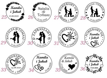 СВАДЕБНАЯ МАРКА СВАДЕБНАЯ МАРКА 6 СМ