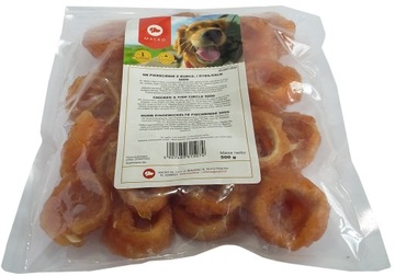 MACED KALMARY pierścienie KURCZAK i RYBA 500g