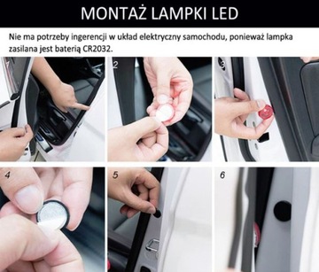 Универсальная светодиодная сигнальная лампа дверного освещения