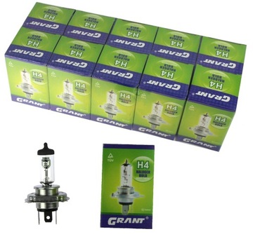 ŻARÓWKA HALOGENOWA H4 12V 60/55W ŻARÓWKI 10szt.