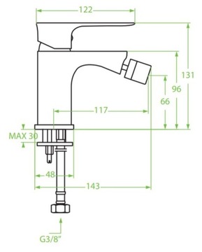 LAVEO RAILA СМЕСИТЕЛЬ ДЛЯ ВАННЫ + РАКОВИНА + БИДЕ