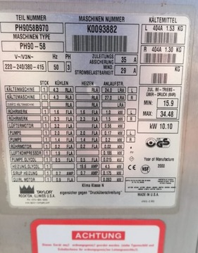 Итальянская машина для мороженого TAYLOR PH90-58