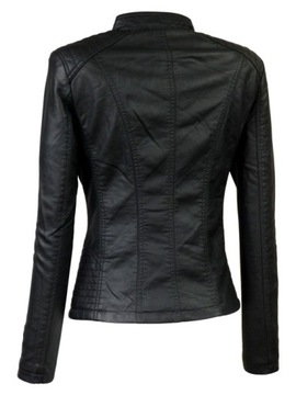 Женская классическая кожаная куртка L92