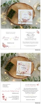 Приглашения на гражданскую свадьбу в геометрическом стиле бохо!