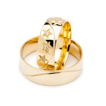 Золотые обручальные кольца БРИЛЛИАНТЫ МОДЕЛЬ OE-294