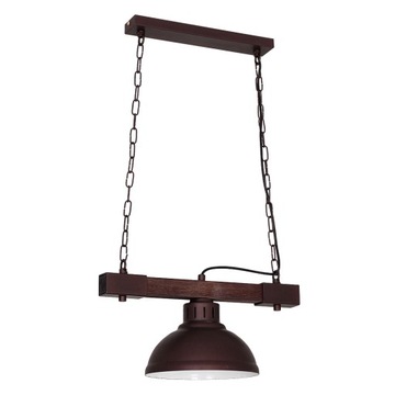 Lampa zwis żyrandol metal loft venge HAKON 9052 L