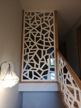 Ажурная балюстрада 22 мм - Заполнение 1х1 м БЕЛЫЙ