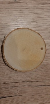 plastry brzozowe,dekoracje 8-10 cm 20szt z dziurką