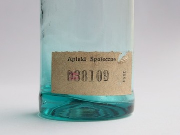 Butelka Apteki Społeczne 1954