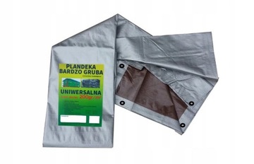 Plandeka 4m x 6m 200g bardzo gruba mocna 4x6 PCV