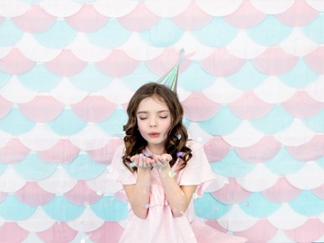 Радужные КОЛЬЦА КОНФЕТТИ 2,5 СМ 15 Г НА ДЕНЬ РОЖДЕНИЯ СВАДЬБЫ