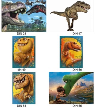 Хлопья для торта ДИНОЗАВРЫ А4 насыщенные густые цвета 24 часа