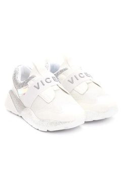 VICES SNEAKERSY SPORTOWE BIAŁE BŁYSZCZĄCE R39