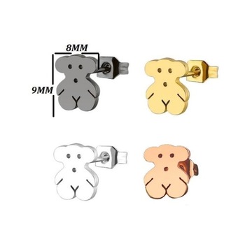 Серебряные СЕРЬГИ, девочка, подарок, МИШКА, 1 г