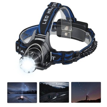 СВЕТОДИОДНАЯ ФАРА CREE ZOOM T6 MEGA POWER 2X18650 L200