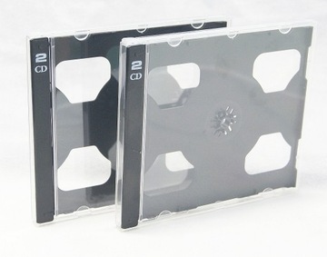 Коробки для 2 компакт-дисков - Коробка - Jewel Case Black 25 шт.