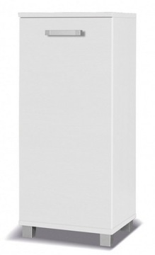 Komoda z drzwiami szer. 50 cm biała mat X5
