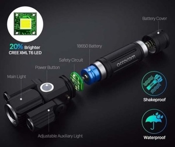 Велосипедный фонарь ТРАНСФОРМАТОРЫ, 3 светодиода, аккумулятор USB