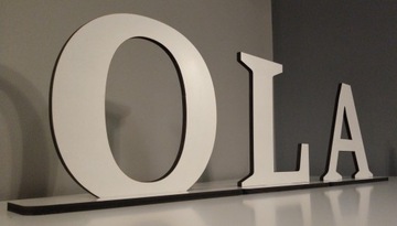 ДЕРЕВЯННЫЕ БУКВЫ 18 СМ - СВАДЕБНЫЕ ИМЕННЫЕ УКРАШЕНИЯ