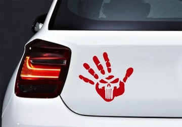 Наклейка с черепом PUNISHER череп череп 15 см