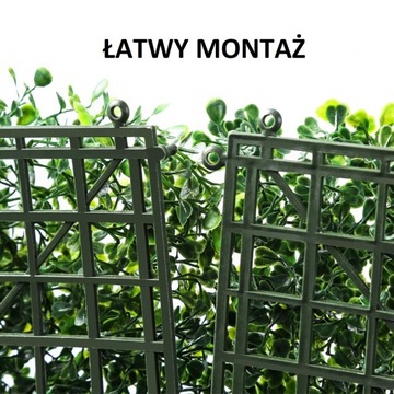 Зеленая настенная панель Коврик из искусственного самшита Вертикальный сад 40х60см
