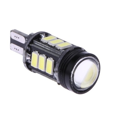 СВЕТОДИОДНАЯ ЛАМПОЧКА 12 SMD 5730 + ЛИНЗА W16W T15 CANBUS