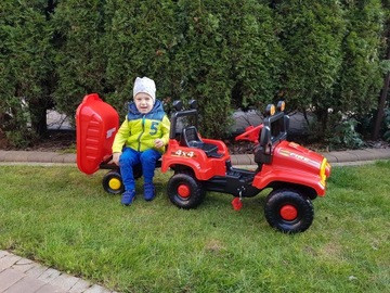 ДЖИП ВНЕДОРОЖНЫЕ ПЕДАЛИ + ПРИЦЕП + ЛОПАТА