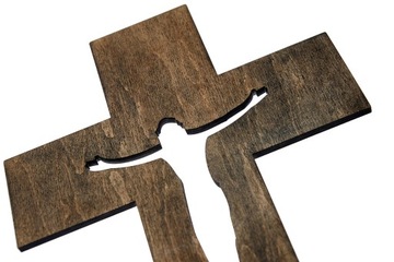 ДЕРЕВЯННЫЙ КРЕСТ ДЛЯ ПОДВЕСКИ НА СТЕНУ