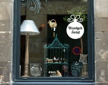 Наклейки на окно со снежинками и снегом 5 см, 18 шт., звезды