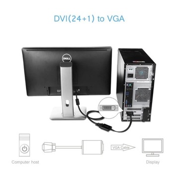 Переходник монитора DVI-D-папа-VGA-ПРЕОБРАЗОВАТЕЛЬ