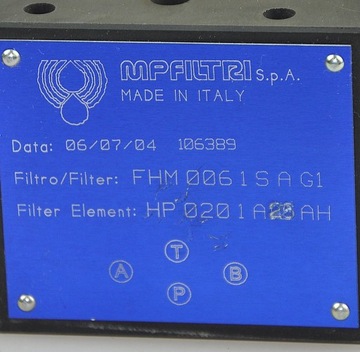 FHM0061SAG1 HP0201A25AH MPFILTRI Масляный фильтр