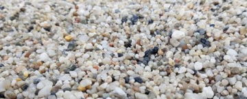 Затирка для гравия светло-серой речной гальки 2-5 мм, 20 кг