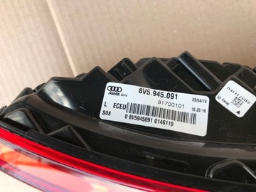 AUDI A3 SEDAN FACELIFT 16+ MATRIX SVĚTLA ZADNÍ LED EU!