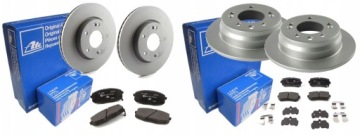 TARCZE KLOCKI ATE PRZÓD TYŁ HYUNDAI I30 280MM