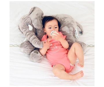 ПЛЮШЕВАЯ ИГРУШКА-МАСКОТ СЛОН-МАСКОТ ПОДУШКА ДЛЯ ОБНИМАНИЙ 60 СМ