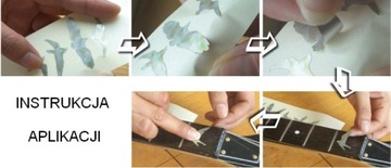 Наклейка на корпус гитары — кандзи-рю-дракон