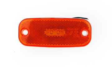 LAMPA OBRYSOWA LED POMARAŃCZOWA 12/24V HOMOL E4