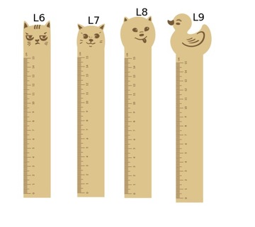 Деревянная линейка, закладка 15 см, ШКОЛА ГРАВИРОВКИ