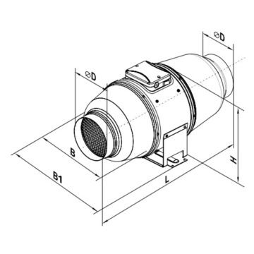 Малошумный вентилятор ТТ SILENT M-150