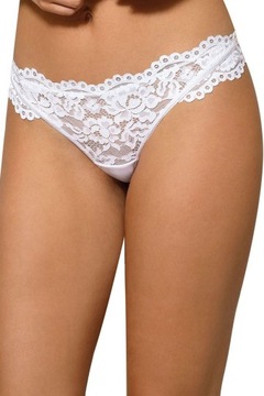 ROSE NEWIA Сексуальные кружевные стринги *L* белые
