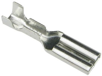 KONEKTOR ŻEŃSKI 2,8 mm 1,5 MM -10 SZT SREBRNY