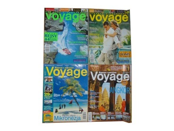VOYAGE magazyn o podróżach zestaw 4 numerów