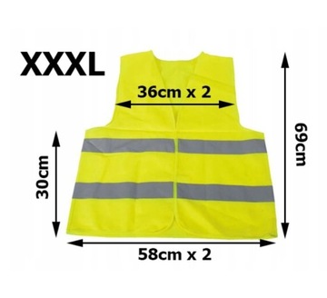 #572 ЖИЛЕТ СВЕТООТРАЖАЮЩИЙ ЖЕЛТЫЙ XXXL